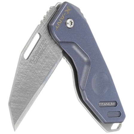 Nóż składany Extrema Ratio X-ANT LE No 048/100 Blue Titanium, Sandblast Sintered Tungsten Carbide (04.1000.0467/MD/TI)