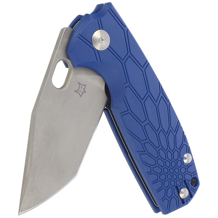 Nóż składany FOX Core Tanto Blue FRN, Acid Stone Washed N690Co by Jesper Voxnæs (FX-612 BLS)