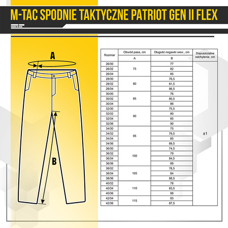 Spodnie taktyczne M-Tac Patriot Gen II Flex Army Olive (20056862)