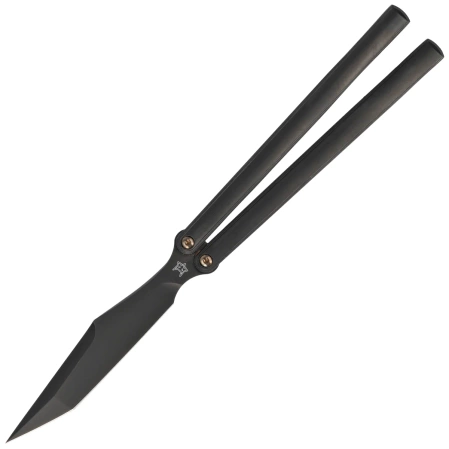 Nóż motylkowy Fox PHI Black PVD Titanium, Black PVD M390 by Vincenzo Fiore (FX-570 TiB)