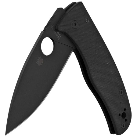 Nóż składany Spyderco Bodacious Black G10, Black DLC CPM S30V by Sal Glesser (C263GPBK)