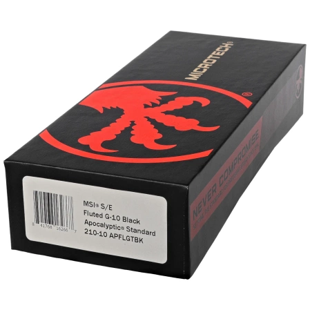 Microtech MSI S/E Knife Black Fluted G10, Apocalyptic M390MK by Tony Marfione (210-10APFLGTBK)