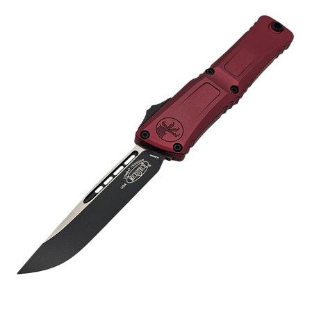Microtech Combat Troodon Gen III S/E OTF Knife Merlot Aluminum, Black M390MK by Tony Marfione (1143-1MR)
