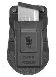 Fobus Single-Stack 9 mm Magazine Pouch, suitable for Glock: 42, 43, 43X, Ruger, S&W, Sig Sauer, Springfield Hellcat, Walther PPS (OWPS)