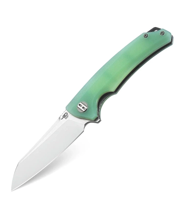 Bestech Texel Knife Transparent G10, Stonewashed/Satin D2 by A Purvis Blades (BG21B-1)