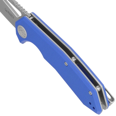 Kubey Vagrant Blue G10, Sand Blasted 14C28N by Maksim Tkachuk (KU291P)