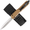 Dulotec OTF Automatic Knife Tactical Brown Aluminum, Satin 3Cr13MoV (K188A-BR)