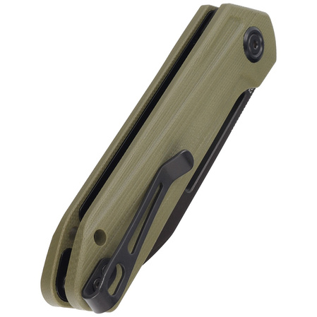 Nóż składany Kubey Royal Green G10, Dark Stonewashed D2 by Colin Maisonpierre (KU321F)