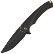 Civivi Voidflare Knife Black G10, Black Stonewashed 14C28N (C24040-1)
