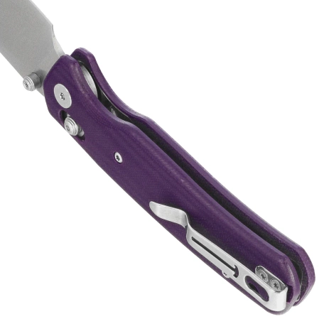 Bestechman Cicada's Wing Knife Purple G10, Satin 10Cr15MoV (BMK06M)