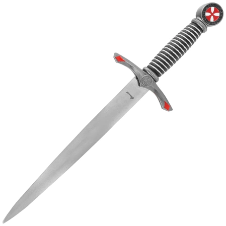 Decor Habitat Templar Dagger Black/Silver ABS, Satin (S0302)
