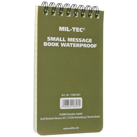 Mil-Tec Waterproof Notebook 75 x 130 mm (15981001)
