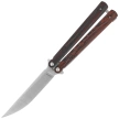 Martinez Albainox Balisong Knife Fine Wood, Satin 3Cr13Mov (02254)