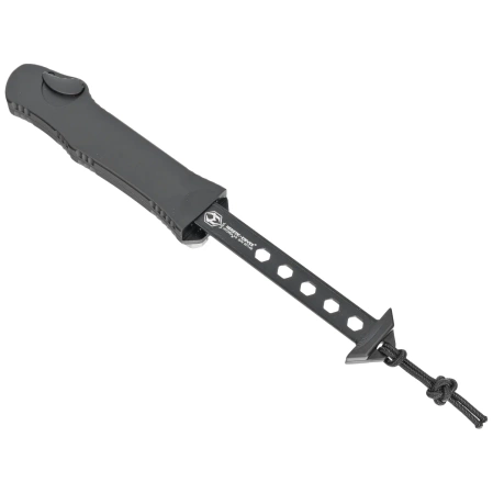 Heretic Knife Hydra R/E Black Aluminum, Stonewashed MagnaCut by Tony Marfione Jr.