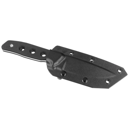 Za-Pas Knives Ambro Black G10, Satin D2 (AM-SAT-G10-BL)