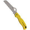 Spyderco Atlantic Salt Yellow FRN SpyderEdge Rescue Knife (C89SYL)