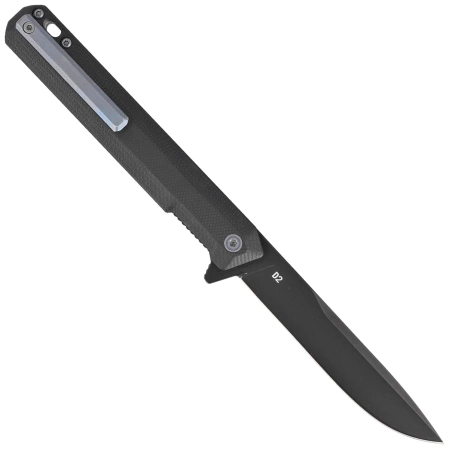 Nóż składany Tekto F2 Bravo Black G10, Blue HW/Clip, Black D2