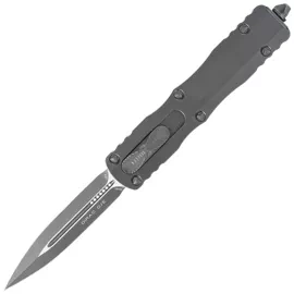 Nóż automatyczny OTF Microtech Dirac D/E Black Aluminium, Tactical by Tony Marfione (225-1T)