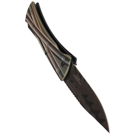 Herbertz Solingen Hit Knife 3D Bamboo Theme, Case (577812)