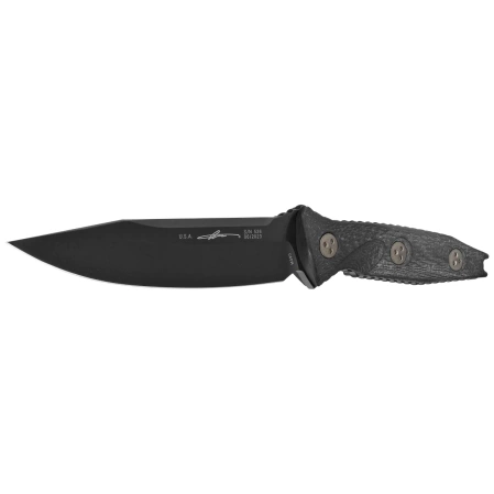 Microtech Socom Alpha S/E Signature Carbon Fiber, DLC M390 by Tony Marfione (113-1DLCCFS)