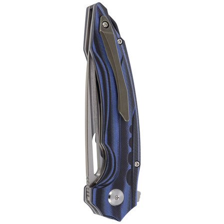 Bestech Knife Ornetta Carbon Fiber / Blue G10, Stonewash / Satin N690 by Kombou (BL02A)
