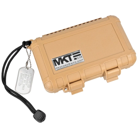 Medford Marauder-H T/E Knife Blue Titanium, Std HW/Flamed Clip, Tumbled S45VN by Greg Medford