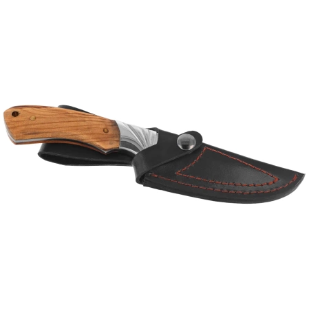 Martinez Albainox Hunting Knife Olive Wood, Mirror 3Cr13MoV (32360)