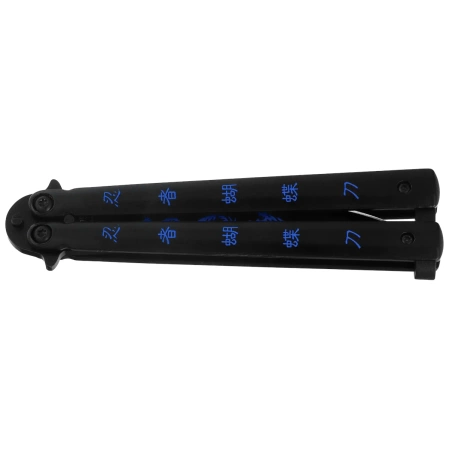 Nóż składany motylek Martinez Albainox Balisong Night Fighter II Black Stainless Steel, Black 3Cr13MoV (02104)