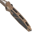 Nóż automatyczny Microtech Socom Elite Auto S/E Cerakote Burnt Bronze Aluminium, Cerakote Burnt Bronze M390 by Tony Marfione (160A-1UB-C19Z4)