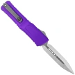 Microtech Combat Troodon Gen III D/E OTF Knife Purple Aluminum, Stonewashed M390MK by Tony Marfione (1142-10PU)