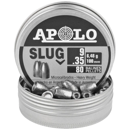 Śrut Apolo Slug 100 9 mm, 80 szt. 6.48g/100.0gr (19308)