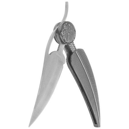 Martinez Albainox Apache Feather Knife Gray Zamak, Satin 3Cr13Mov (10585)