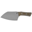 Microtech Santoku Knife 4.2'' OD Green G10, Stonewashed M390MK (3300-10OD)