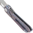 Nóż składany Remette RT-Peregrine Falcon Thunder Lightning Titanium, Hand Grinding Pearlescent M390 (RTT1-T)