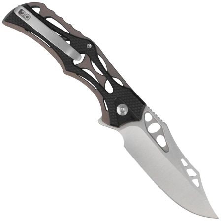 Civivi Knife Biophase Gray Aluminum/Black G10, Satin Nitro-V (C23083C-3)