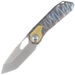 Remette RT-Peregrine Falcon Tiger Stripe/Gold Titanium, Hand Grinding Pearlescent M390 (RTT1-C)
