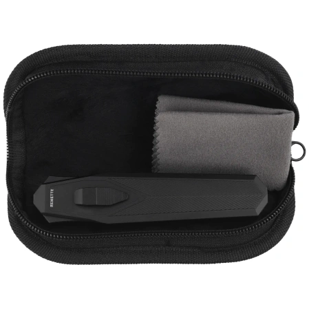 Remette RT-Swordfish T Knife Black Aluminum/Copper Carbon Fiber, Titanium Black S35VN (ZL103D16)