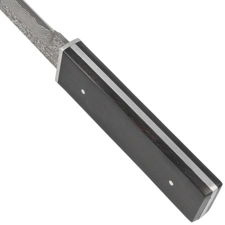 Tramuntana Decor Habitat Tanto Knife Black Ebony, Damascus (H0077)