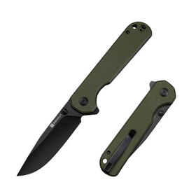 Sencut Aetheris Knife OD Green G10, Black 9Cr18MoV (S24095-2)