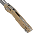 Microtech MSI S/E Fluted Tan G10, Stonewashed M390MK by Tony Marfione