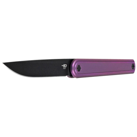 Bestech Ink Knife Purple Titanium, Black PVD MagnaCut by Denis Simonutti (BT2502C)