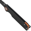 BlackFox Momentum Black G10 Knife, PTFE Stonewashed D2 (BF-769)