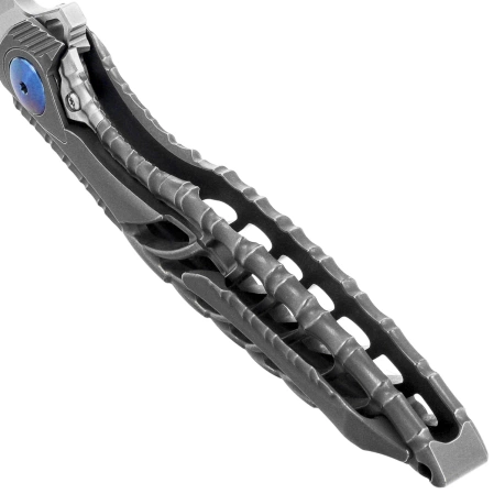 Nóż składany RikeKnife Thor6 Dark Gray Titanium, Satin M390 (RK Thor6-M-DG)