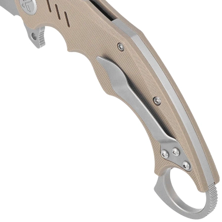 Nóż składany Kubey Wrath Tan G10, Beadblasted 14C26N by MUZI Design (KU261C)