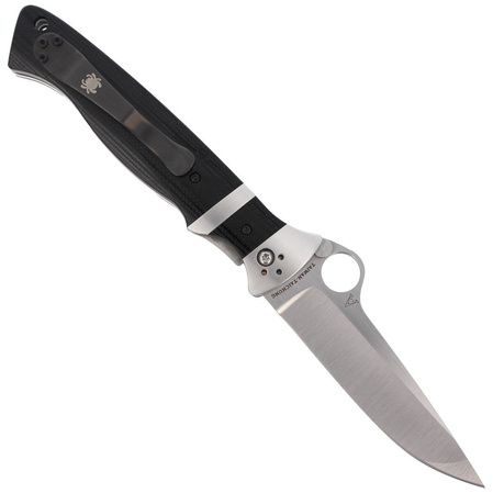 Nóż składany Spyderco Vallotton Sub-Hilt Black G10, Satin CPM S30V by Butch Vallotton (C149GP)
