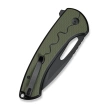 Sencut Squiggy Knife Black / Green G10, Black 9Cr18MoV (S24082A-2)