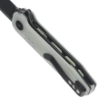 Bestech Syntax CP Transparent G10, Black Stonewashed CPM 154CM by Todd Knife and Tool (BG41C)
