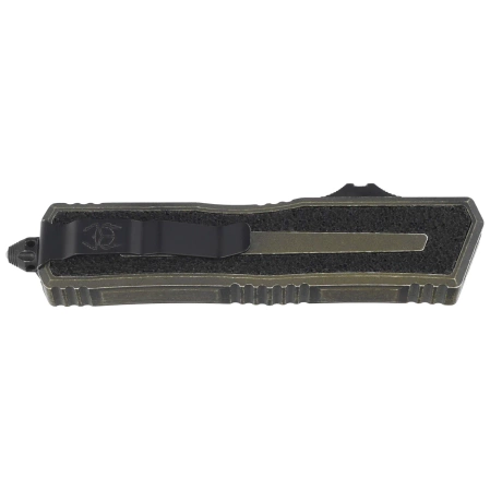 Nóż automatyczny OTF Microtech Scarab II Gen III S/E Weathered Grenade Green Aluminium, Weathered Grenade Green M390MK by Tony Marfione (1278-1WGG)