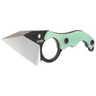 Kubey Hippocam KU166B Knife Jade G10, Satin/Blackwashed D2
