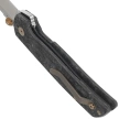 Fox Original Gangster LE No 311/350 Dark Matter Fat Carbon, Satin Elmax by Bob Terzuola Knife (FX-ATC-OG01 CFMC)